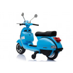 Elektrická motorka Vespa - modrá